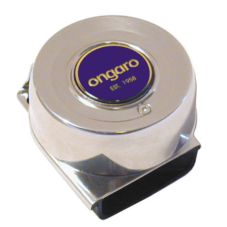 SCHMITT & ONGARO MARINE Ongaro All-Stainless Mini Compact Single Horn - 12V 10036